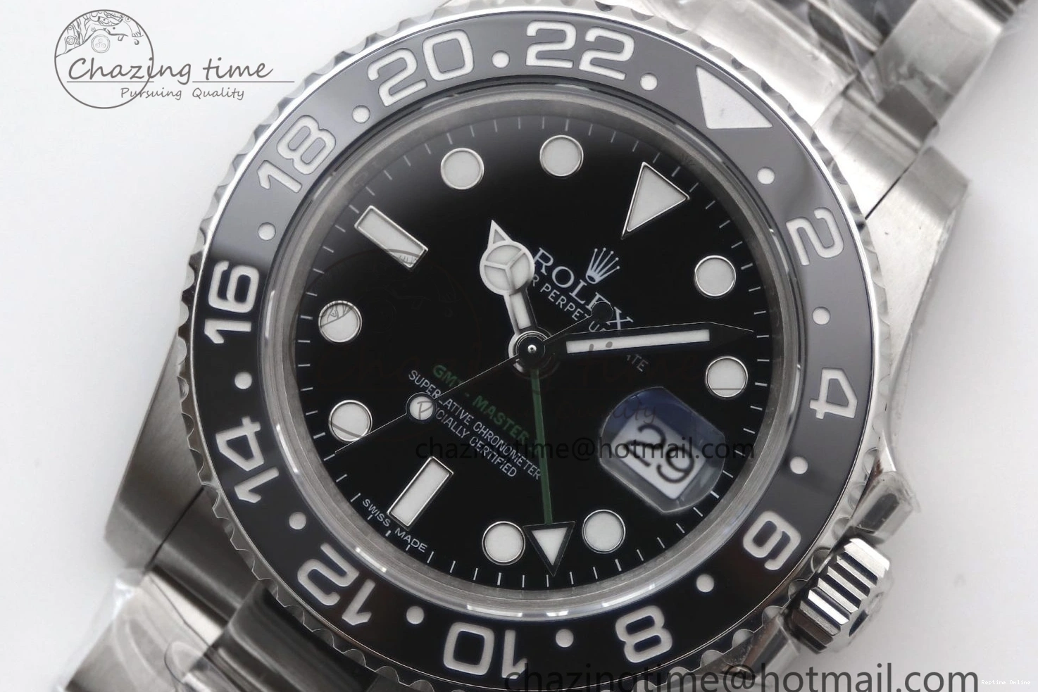 0215 Tailored GMT Master II 116710 LN 904L SS TW+ Best Edition on Oyster Bracelet VR3186 CHS 1980
